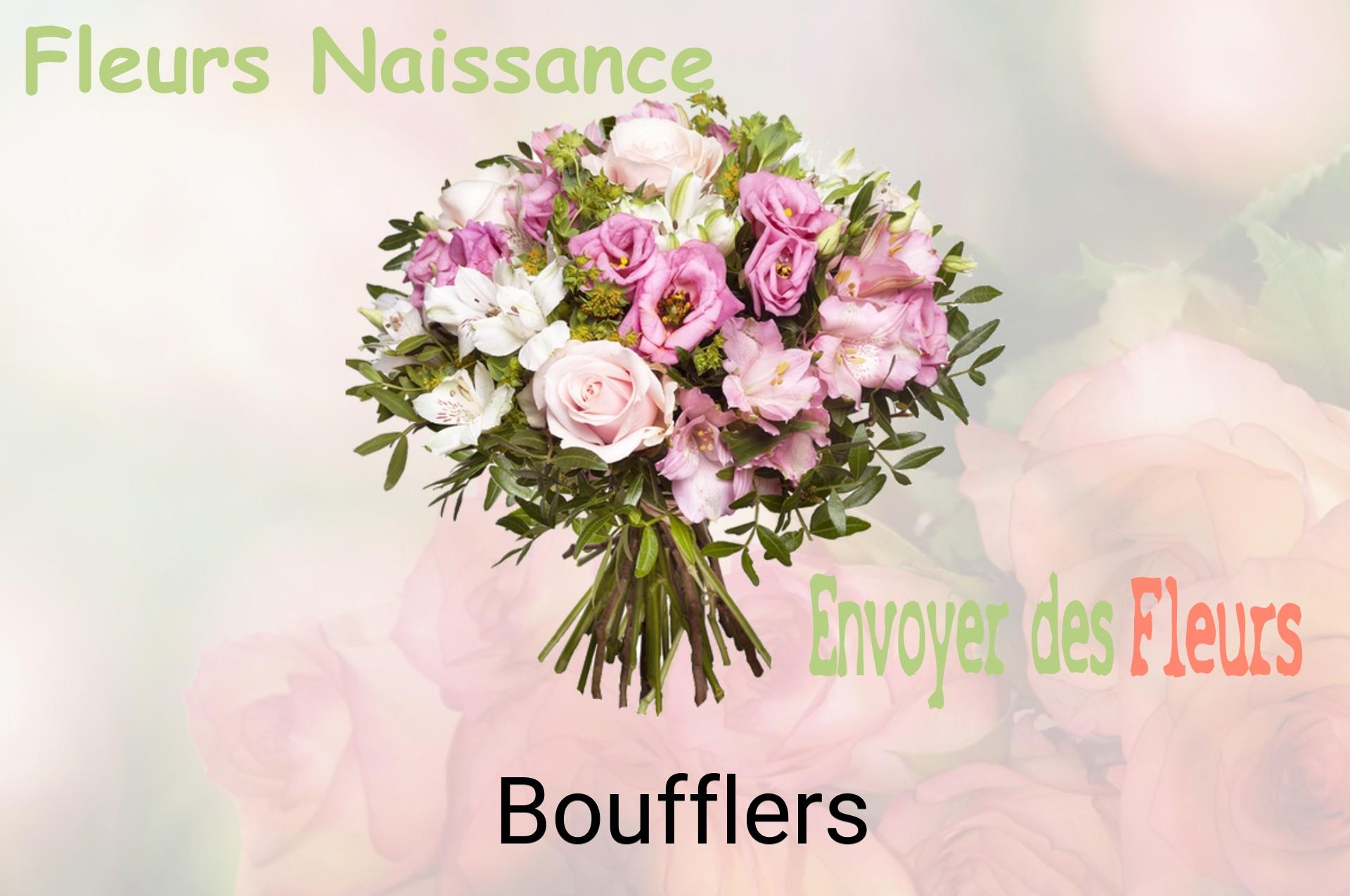 Bouquet de fleurs de naissance livré à Boufflers